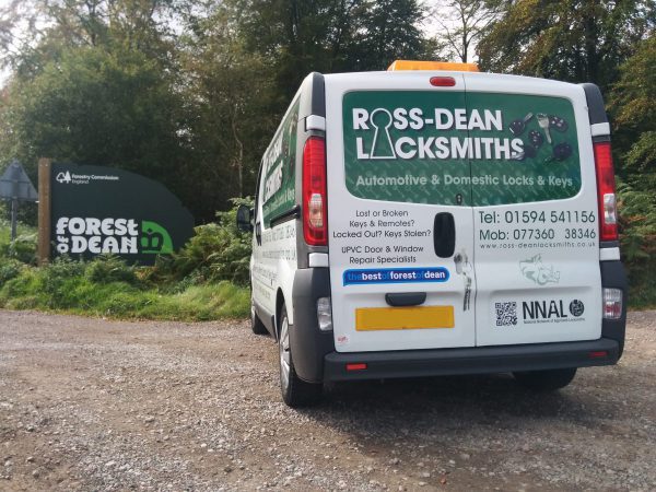 Ross-Dean locksmiths vehicle