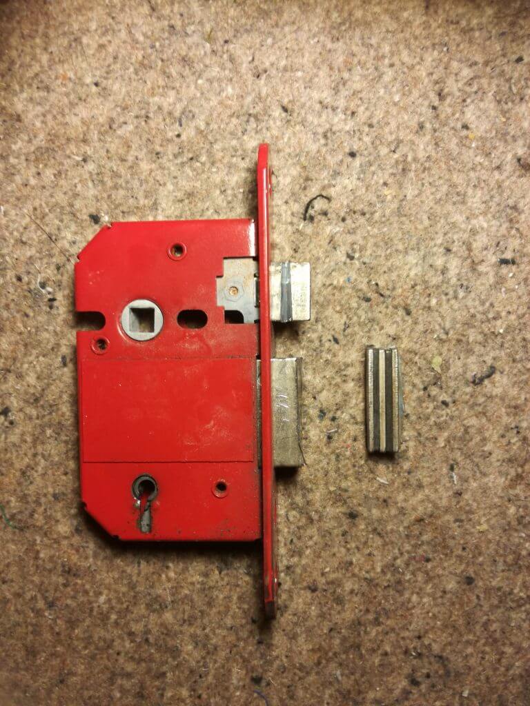 Mortice lock opening