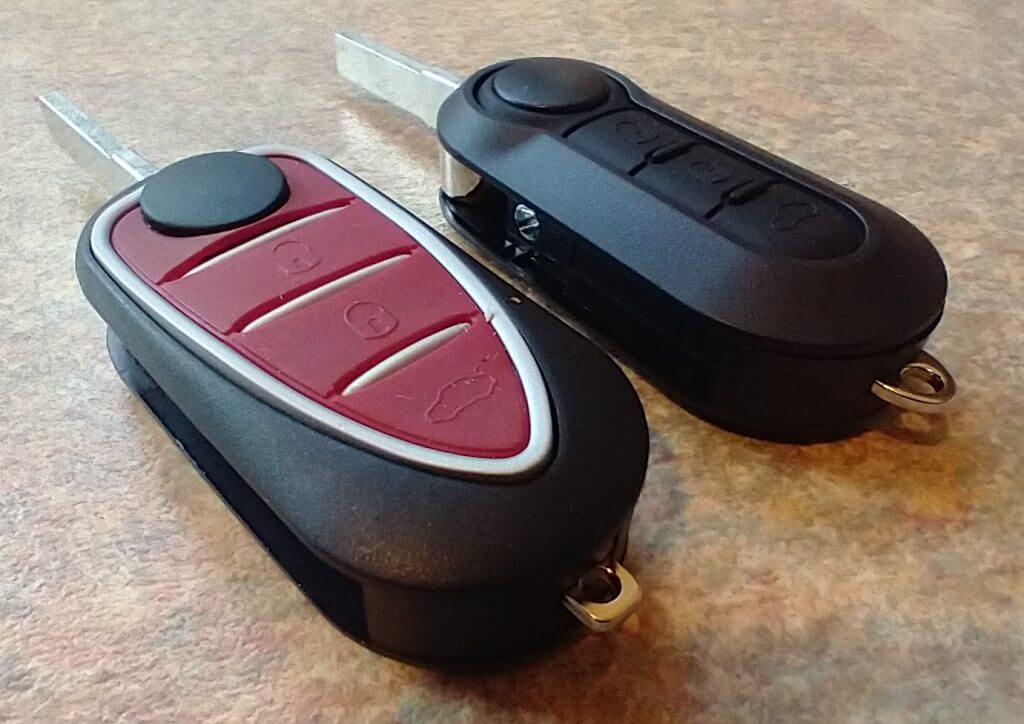 Replacement car keys and remotes