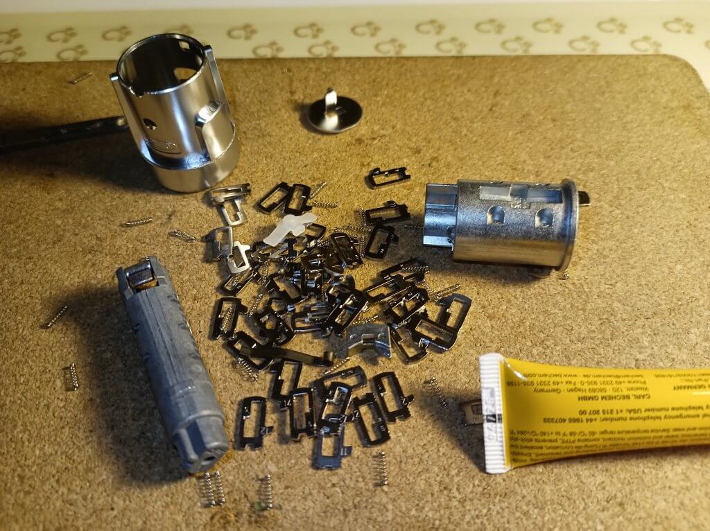 Ford Transit ignition lock